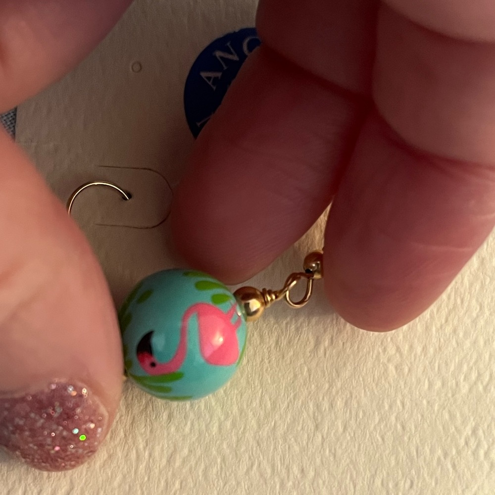Angela Moore Flamingo Earrings - Picture 6 of 12